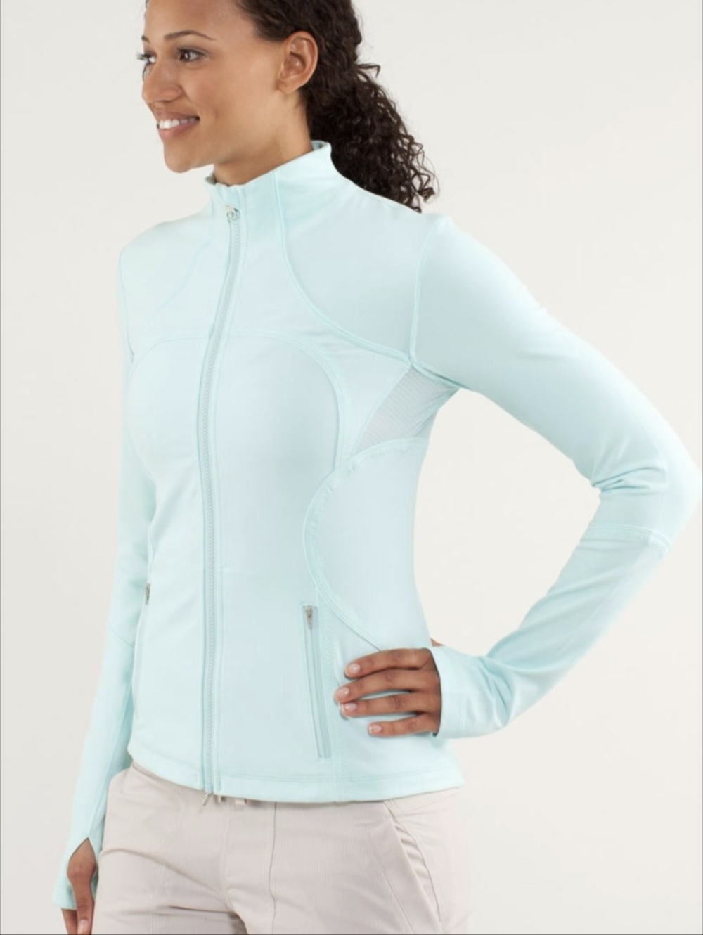 Lululemon Forme Jacket In Aquamarine Size 10